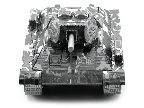 Model Kit Soviet T-34 Tank (Moderate Difficulty) Steel Model by Metal Earth #3