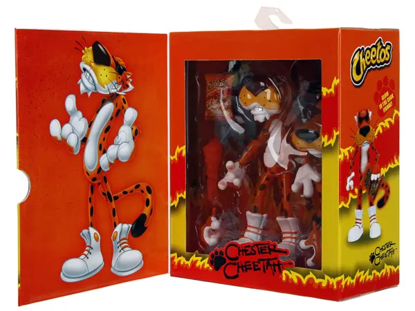 Chester Cheetah 5.5" Glow-in-the-Dark Figure with Accessories and Alternate Head and Hands "Flamin' Hot Cheetos Crunchy" Model by Jada #2