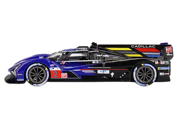 Cadillac V-Series.R #2 Earl Bamber - Alex Lynn - Richard Westbrook "Cadillac Racing" 3rd Place "24 Hours of Le Mans" (2023) Limited Edition to 5400 pieces Worldwide 1/64 Diecast Model Car by Mini GT #2