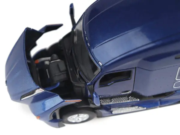 Kenworth T680 Truck Tractor Deep Cerulean Blue Metallic "Transport Series" 1/50 Diecast Model by Diecast Masters #2