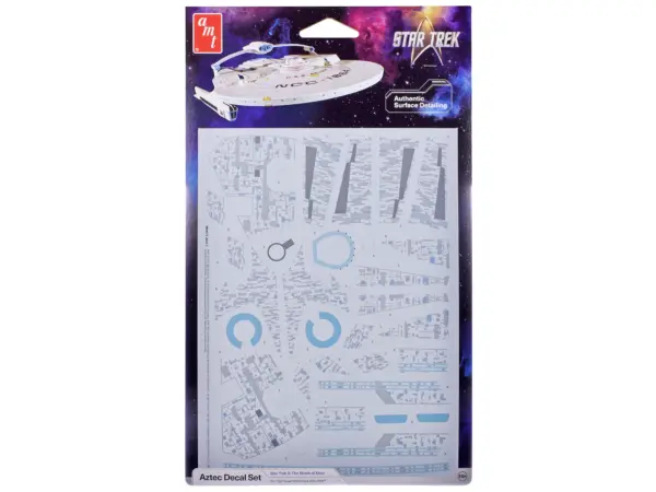 U.S.S. Reliant NCC-1864 Aztec Decal Set "Star Trek II: The Wrath of Khan" (1982) Movie 1/537 Scale Model by AMT #1