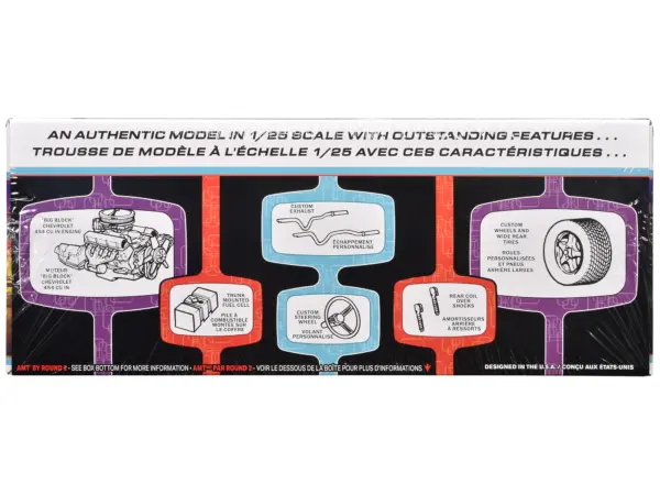 Skill 2 Model Kit 1957 Chevrolet Bel Air Street Machine "Kustom Kruisers" 1/25 Scale Model by AMT #3