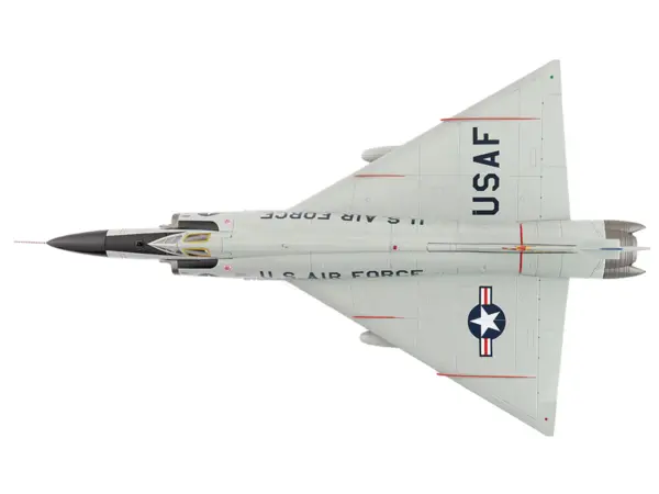 Convair F-102A Delta Dagger Interceptor Aircraft "199th Fighter Interceptor Squadron (FIS) Hawaii Air National Guard" (1960s) United States Air Force "Air Power Series" 1/72 Diecast Model by Hobby Master #3