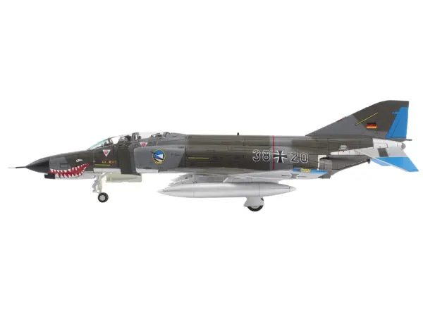 McDonnell Douglas F-4F Phantom II Fighter-Bomber Aircraft "Jagdgeschwader 74 (JG 74) Molders" (1982) German Luftwaffe "Air Power Series" 1/72 Diecast Model by Hobby Master #2