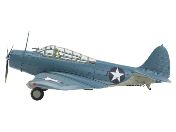 Douglas TBD-1 Devastator Bomber Aircraft "Battle of Midway Lt Cdr EE Lindsey VT-6 USS Enterprise" (1942) United States Navy "SkyMax Models" Series 1/72 Diecast Model by Hobby Master #2