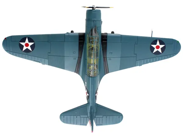 Douglas TBD-1 Devastator Bomber Aircraft "Lt. Cdr. James Brett VT-2 USS Lexington" (1942) United States Navy "SkyMax Models" Series 1/72 Diecast Model by Hobby Master #3
