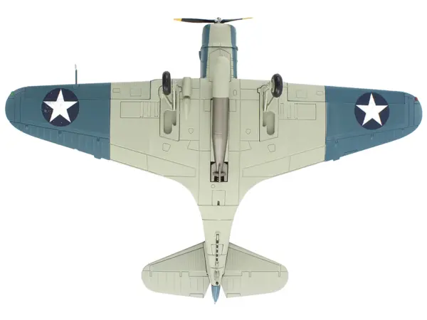 Douglas TBD-1 Devastator Bomber Aircraft "Battle of Midway Lt Cdr EE Lindsey VT-6 USS Enterprise" (1942) United States Navy "SkyMax Models" Series 1/72 Diecast Model by Hobby Master #4