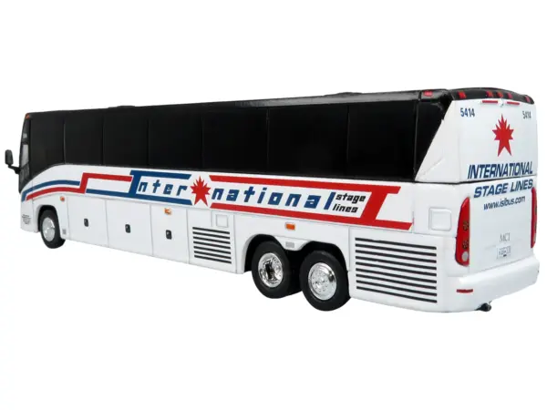 MCI J4500 Coach Bus "International Stage Lines" White "The Bus & Motorcoach Collection" Limited Edition to 504 pieces Worldwide 1/87 (HO) Diecast Model by Iconic Replicas #3