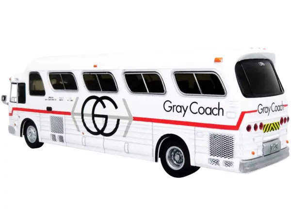 1966 GM PD4107 "Buffalo" Coach Bus "Gray Coach" Destination: "Pearson Airport" Toronto (Ontario Canada) "Vintage Bus & Motorcoach Collection" 1/87 Diecast Model by Iconic Replicas #3