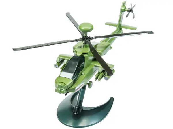 Skill 1 Model Kit  Apache Snap Together Painted Plastic Model Helicopter Kit by Airfix Quickbuild #2