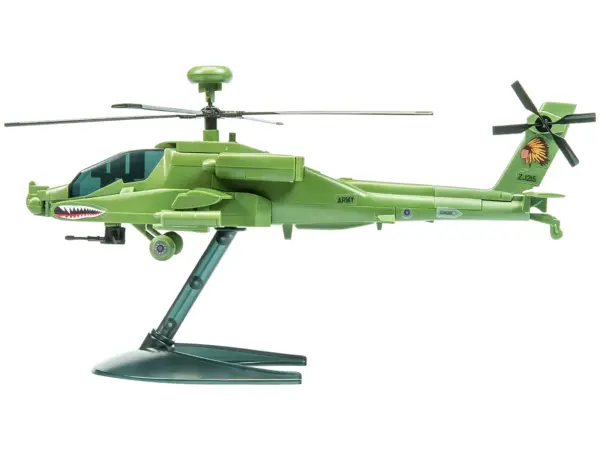 Skill 1 Model Kit  Apache Snap Together Painted Plastic Model Helicopter Kit by Airfix Quickbuild #3