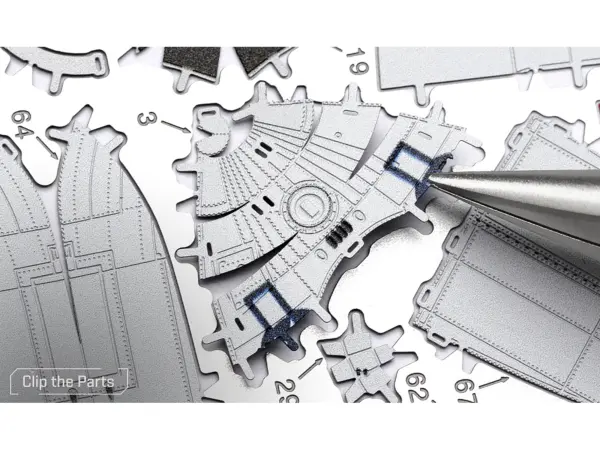 Model Kit Consolidated PBY Catalina Amphibious Aircraft "Miss Pick Up" United States Army Air Forces (Moderate Difficulty) Steel Model by Metal Earth #4