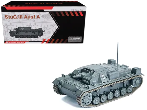 Germany StuG.III Ausf.A Tank "LAH France" (1940) "NEO Dragon Armor" Series 1/72 Plastic Model by Dragon Models #1