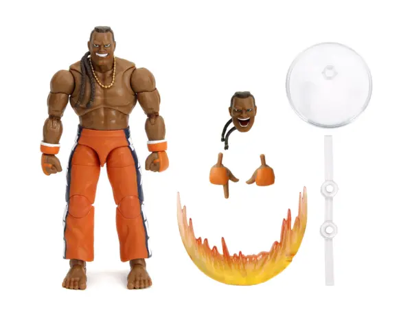 Dee Jay 6" Moveable Figure with Accessories and Alternate Head and Hands "Ultra Street Fighter II: The Final Challengers" (2017) Video Game Model by Jada #2