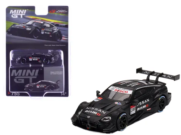 Nissan Z GT500 #230 "NISMO Presentation" "Super GT Series" (2021) Limited Edition 1/64 Diecast Model Car by Mini GT #1