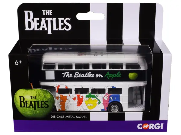The Beatles London Double Decker Bus "The White Album" White Diecast Model Car by Corgi #3