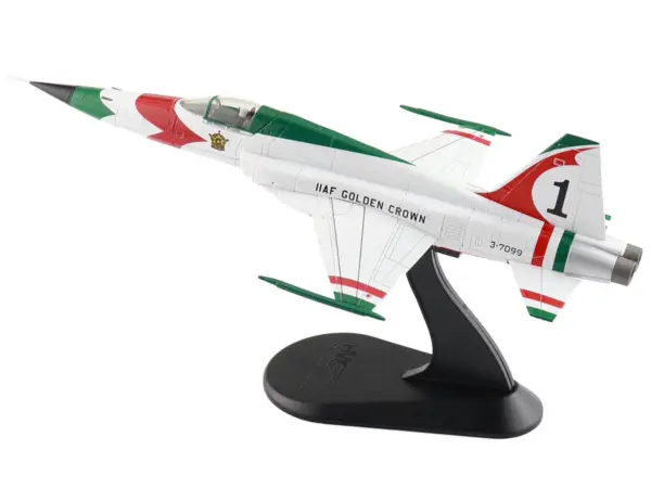 Northrop F-5E Tiger II Aircraft "#1 3-7099 IIAF Golden Crown" Imperial Iranian Air Force "Air Power Series" 1/72 Diecast Model by Hobby Master #5