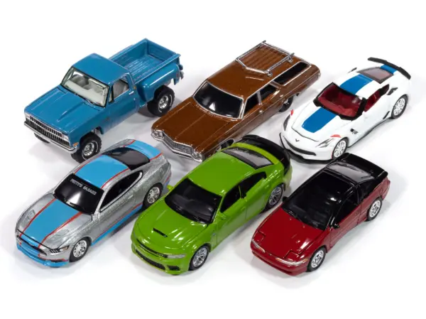 Auto World Premium 2024 Set A of 6 pieces Release 3 1/64 Diecast Model Cars by Auto World #2