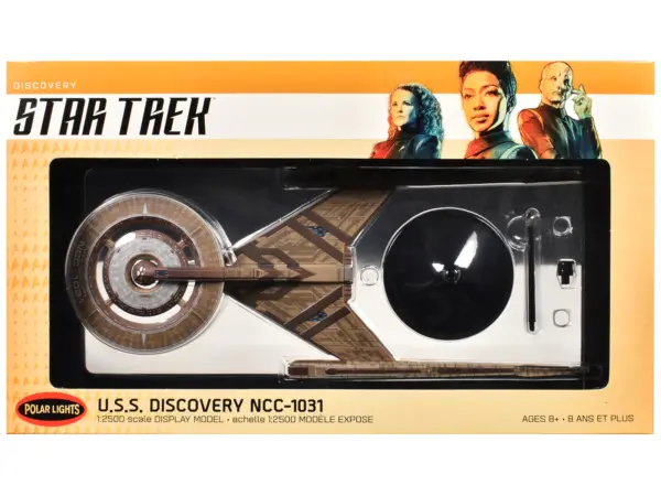 U.S.S. Discovery NCC-1031 Spacecraft "Star Trek: Discovery" (2017-2024) TV Series 1/2500 Scale Model by Polar Lights #1