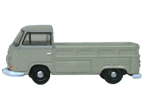 Volkswagen T2 Pickup Truck Light Gray 1/148 (N) Scale Diecast Model Car by Oxford Diecast #2