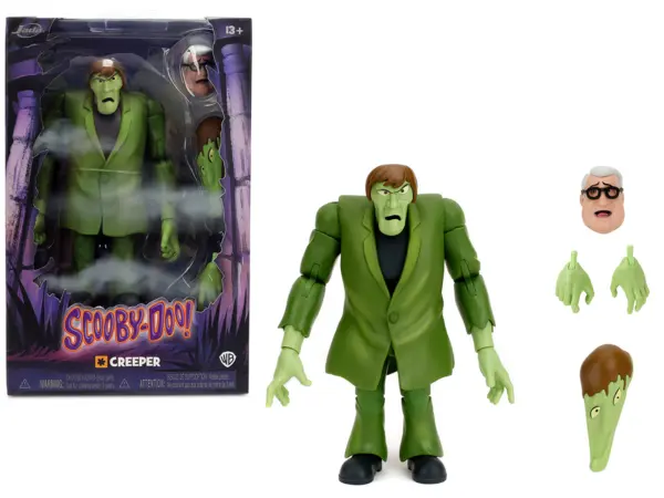 Creeper 6" Moveable Figure with Accessories and Alternate Head and Hands "Scooby-Doo!" Franchise Model by Jada #1