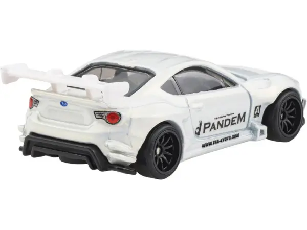 Subaru BRZ Pandem RHD (Right Hand Drive) White Metallic "Circuit Legends" Series Diecast Model Car by Hot Wheels #3