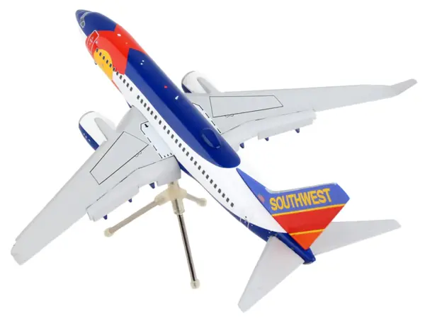 Boeing 737-700 Commercial Aircraft with Flaps Down Configuration "Southwest Airlines - Colorado One" (N230WN) White and Blue "Gemini 200" Series 1/200 Diecast Model Airplane by GeminiJets #4