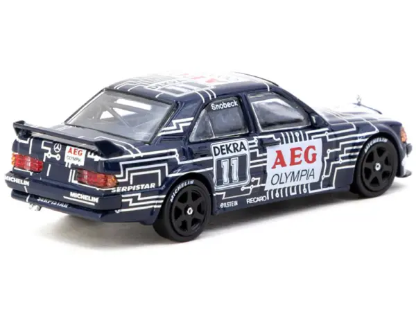 Mercedes-Benz 190 E 2.5-16 EVO 1 #11 Dany Snobeck "Deutsche Tourenwagen Meisterschaft (DTM)" (1989) "Global64" Series 1/64 Diecast Model by Tarmac Works #2
