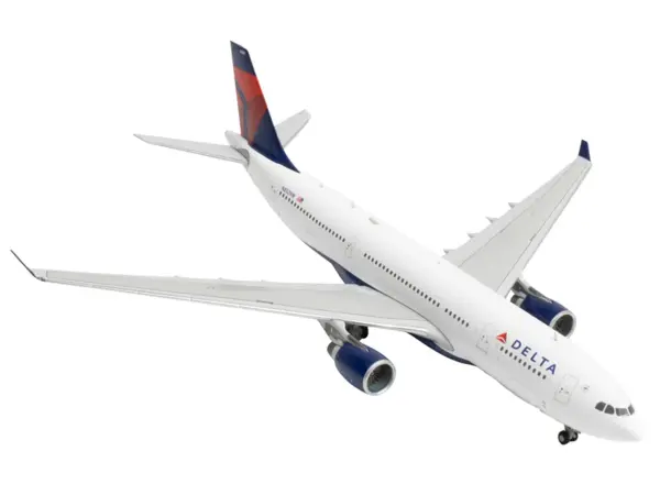 Airbus A330-200 Commercial Aircraft "Delta Air Lines" (N852NW) White with Red and Blue Tail 1/400 Diecast Model Airplane by GeminiJets #4