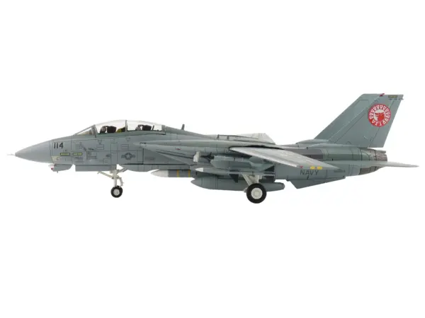 Grumman F-14A Tomcat Fighter Aircraft "VF-1 (with Optional Decals)" United States Navy "Air Power Series" 1/72 Diecast Model by Hobby Master #2