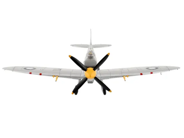 Supermarine Spitfire Mk VIII Fighter Aircraft "A53-379 Flight Lieutenant David Glaser No. 549 Squadron Strauss Airstrip" (1944) Royal Australian Air Force "Air Power Series" 1/48 Diecast Model by Hobby Master #5