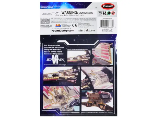 Photoetch Set for Klingon Kronos One Spaceship "Star Trek VI: The Undiscovered Country" (1991) Movie 1/350 Scale by Polar Lights #2