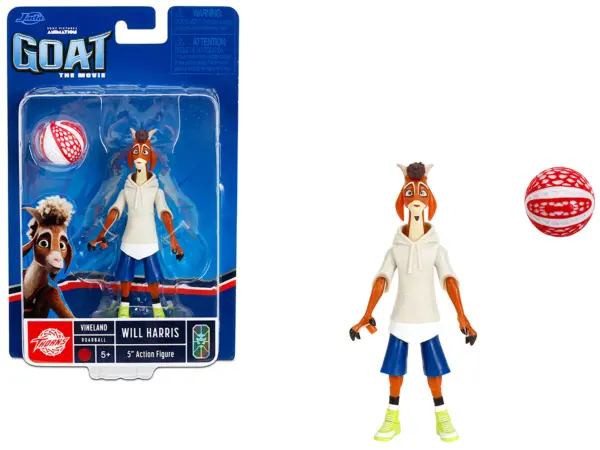 Will Harris 5" Moveable Figure with Basketball (Gym Clothes Version) "Goat" (2026) Movie Model by Jada #1