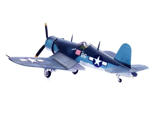 Vought F4U-1A Corsair Fighter Plane Marine "Lucybelle Maj. Gregory 'Pappy' Boyington VMF-214 Black Sheep Vella Lavella" (1943) United States Marines 1/72 Diecast Model Airplane by Legion #3