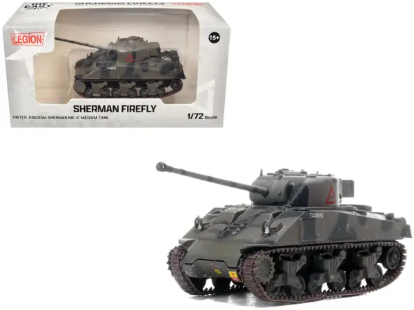 Sherman Firefly Mk.VC Medium Tank "A Squadron 4th/7th Royal Dragoon Guards 8th Armoured Brigade Normandy" (1944) British Army 1/72 Diecast Model by Legion #1