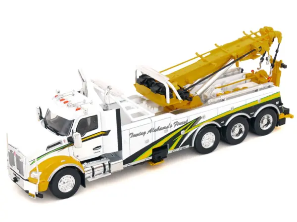 2018 Kenworth T880 Wrecker Tow Truck "Towing Alabama's Finest" White with Graphics 1/43 Diecast Model by IXO Models #3