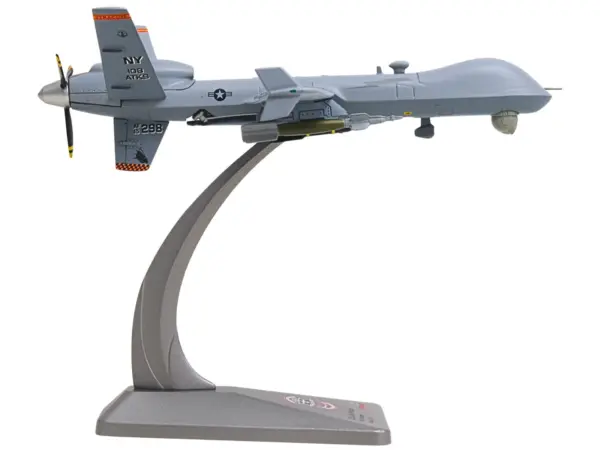 General Atomics MQ-9A Reaper Block 5 UAV "New York Air National Guard 108th Attack Squadron Hancock Field Air National Guard Base" United States Air Force "Military" Series 1/72 Diecast Model by Herpa #2