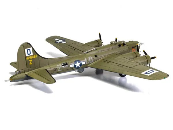 Boeing B-17F Flying Fortress Bomber Aircraft "42-6087 Royal Flush Lieutenant Robert 'Rosie' Rosenthal 418th BS 100th Bomb Group Thorpe Abbotts" (1943) United States Army Air Forces "The Aviation Archive" Series 1/72 Diecast Model by Corgi #3