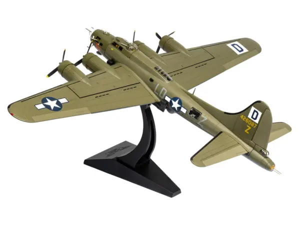 Boeing B-17F Flying Fortress Bomber Aircraft "42-6087 Royal Flush Lieutenant Robert 'Rosie' Rosenthal 418th BS 100th Bomb Group Thorpe Abbotts" (1943) United States Army Air Forces "The Aviation Archive" Series 1/72 Diecast Model by Corgi #4