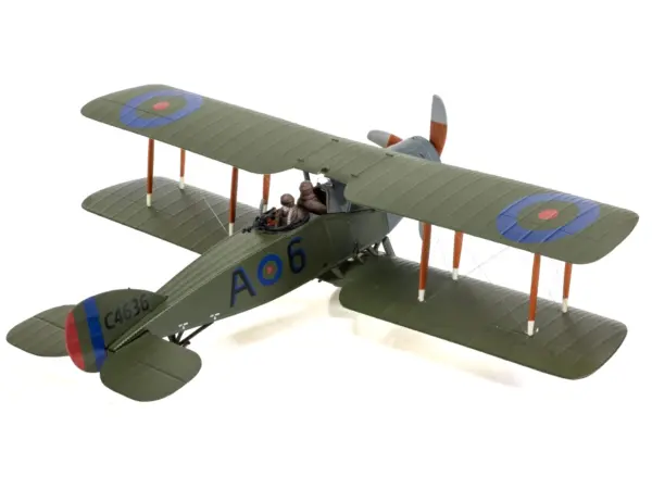 Bristol F-2B Fighter Aircraft "C4636 Devil-in-the-Dusk No. 39 Squadron" (1918) Royal Flying Corps "The Aviation Archive" Series 1/48 Diecast Model by Corgi #2