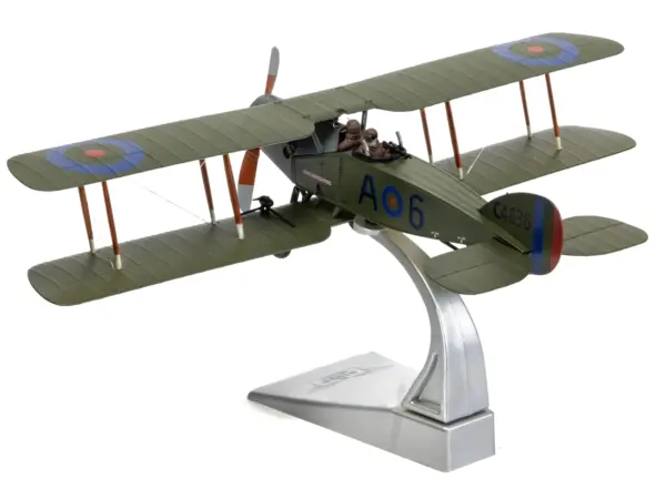Bristol F-2B Fighter Aircraft "C4636 Devil-in-the-Dusk No. 39 Squadron" (1918) Royal Flying Corps "The Aviation Archive" Series 1/48 Diecast Model by Corgi #4