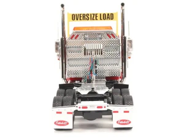Peterbilt 589 Tandem-Axle Truck Tractor with Day Cab Legendary Red "Transport Series" 1/32 Diecast Model by Diecast Masters #5