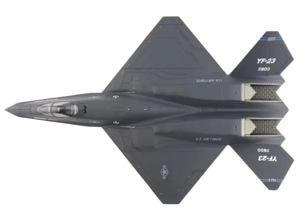 Northrop YF-23 Black Widow II Stealth Fighter Aircraft "#87-0800 PAV-1" (1990) United States Air Force "Air Power Series" 1/72 Diecast Model by Hobby Master #3