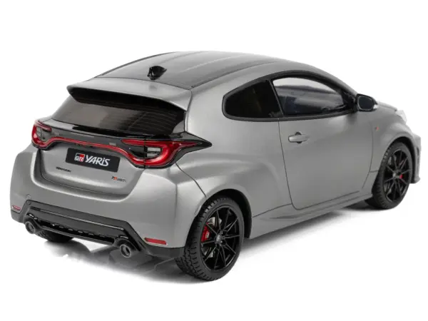 2024 Toyota GR Yaris Precious Metal Gray Metallic Limited Edition to 999 pieces Worldwide 1/18 Model Car by Otto Mobile #5