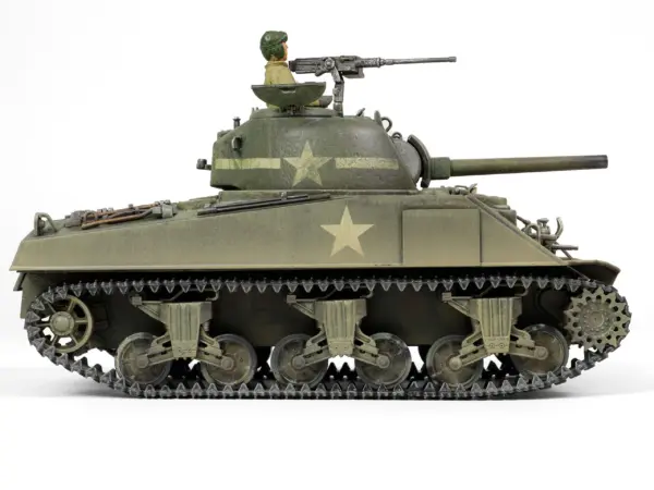 Sherman M4A3 (75) Medium Tank U.S. "Training vehicle C Company 10th Tank Battalion 5th Armored Division New York" (1943) "Engine Plus" Series 1/32 Diecast Model by Metal Proud #2