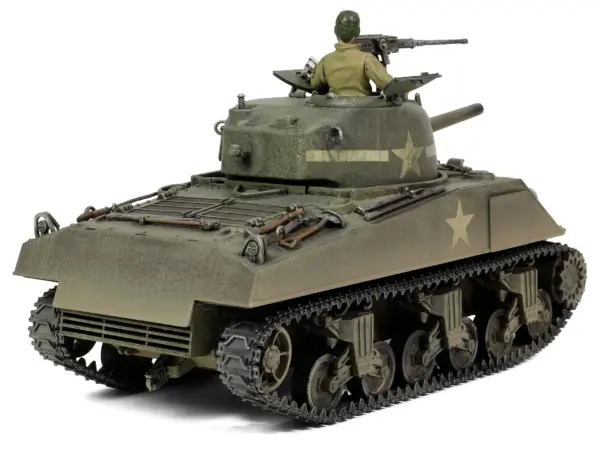 Sherman M4A3 (75) Medium Tank U.S. "Training vehicle C Company 10th Tank Battalion 5th Armored Division New York" (1943) "Engine Plus" Series 1/32 Diecast Model by Metal Proud #3