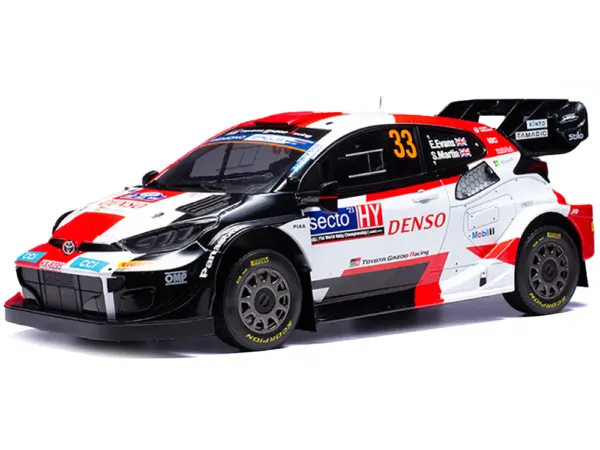 Toyota GR Yaris Rally1 Hybrid #33 Elfyn Evans - Scott Martin Winner "Rally Finland" (2023) 1/18 Diecast Model Car by IXO Models #2