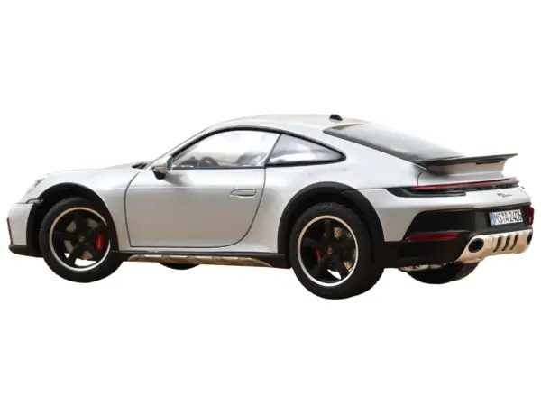 2023 Porsche 911 Dakar Ice Gray Metallic 1/18 Diecast Model Car by Norev #4