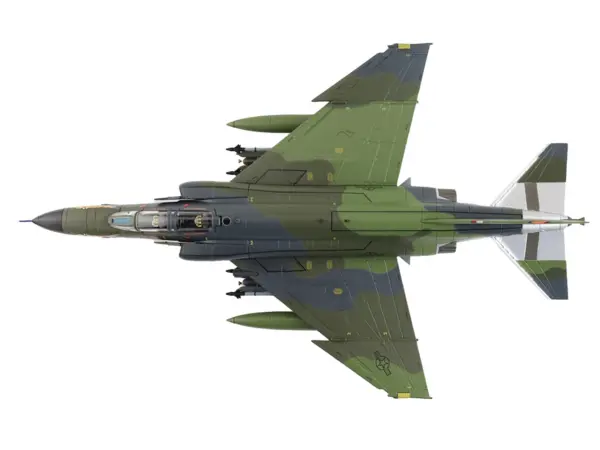 McDonnell Douglas F-4E Phantom II Fighter-Bomber Aircraft "108th Tactical Fighter Wing New Jersey" (1988) United States Air Force "Air Power Series" 1/72 Diecast Model by Hobby Master #2