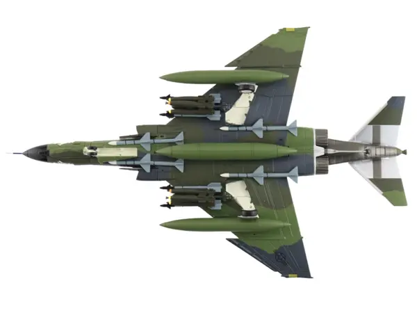 McDonnell Douglas F-4E Phantom II Fighter-Bomber Aircraft "108th Tactical Fighter Wing New Jersey" (1988) United States Air Force "Air Power Series" 1/72 Diecast Model by Hobby Master #4